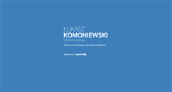 Desktop Screenshot of komoniewski.pl