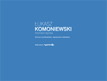 Tablet Screenshot of komoniewski.pl